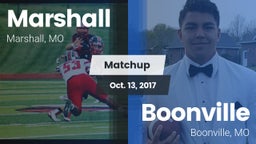 Matchup: Marshall vs. Boonville  2017