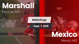 Matchup: Marshall vs. Mexico  2018
