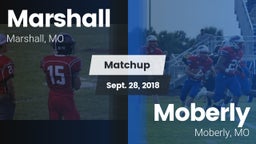 Matchup: Marshall vs. Moberly  2018