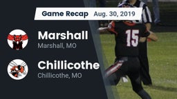 Recap: Marshall  vs. Chillicothe  2019