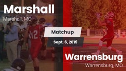 Matchup: Marshall vs. Warrensburg  2019