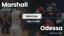Matchup: Marshall vs. Odessa  2020