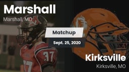 Matchup: Marshall vs. Kirksville  2020