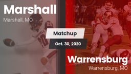 Matchup: Marshall vs. Warrensburg  2020