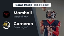 Recap: Marshall  vs. Cameron  2022