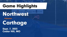 Northwest  vs Carthage  Game Highlights - Sept. 7, 2023