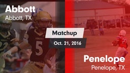 Matchup: Abbott vs. Penelope  2016