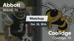 Matchup: Abbott vs. Coolidge  2016