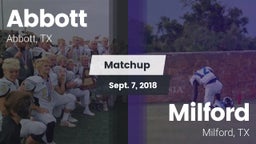 Matchup: Abbott vs. Milford  2018