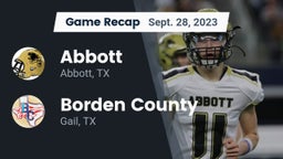 Recap: Abbott  vs. Borden County  2023