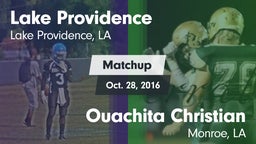 Matchup: Lake Providence vs. Ouachita Christian  2016