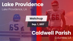 Matchup: Lake Providence vs. Caldwell Parish  2017