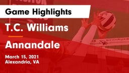 T.C. Williams vs Annandale  Game Highlights - March 15, 2021