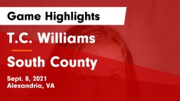 T.C. Williams vs South County  Game Highlights - Sept. 8, 2021