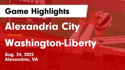 Alexandria City  vs Washington-Liberty  Game Highlights - Aug. 24, 2022