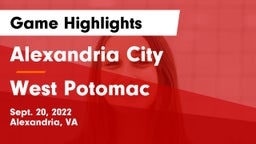 Alexandria City  vs West Potomac  Game Highlights - Sept. 20, 2022