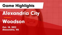Alexandria City  vs Woodson  Game Highlights - Oct. 18, 2022