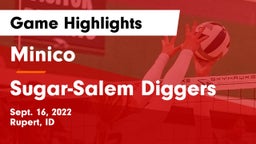 Minico  vs Sugar-Salem Diggers Game Highlights - Sept. 16, 2022