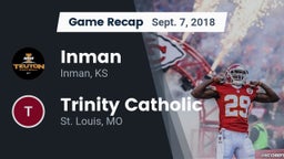 Recap: Inman  vs. Trinity Catholic  2018