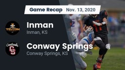 Recap: Inman  vs. Conway Springs  2020