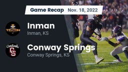 Recap: Inman  vs. Conway Springs  2022