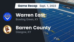Recap: Warren East  vs. Barren County  2023