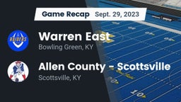 Recap: Warren East  vs. Allen County - Scottsville  2023