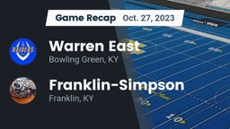 Recap: Warren East  vs. Franklin-Simpson  2023