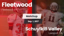 Matchup: Fleetwood vs. Schuylkill Valley  2017