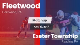 Matchup: Fleetwood vs. Exeter Township  2017
