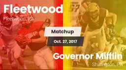 Matchup: Fleetwood vs. Governor Mifflin  2017