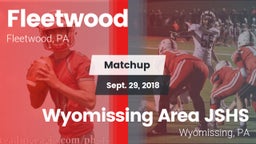 Matchup: Fleetwood vs. Wyomissing Area JSHS 2018