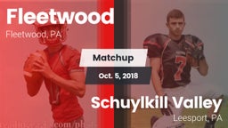 Matchup: Fleetwood vs. Schuylkill Valley  2018