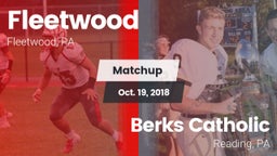 Matchup: Fleetwood vs. Berks Catholic  2018
