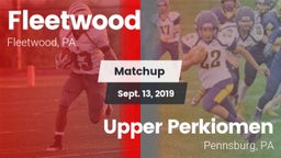 Matchup: Fleetwood vs. Upper Perkiomen  2019