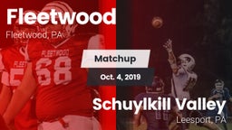 Matchup: Fleetwood vs. Schuylkill Valley  2019