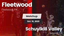 Matchup: Fleetwood vs. Schuylkill Valley  2020