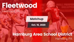 Matchup: Fleetwood vs. Hamburg Area School District 2020