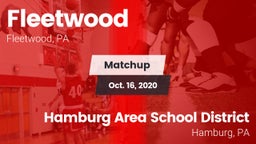 Matchup: Fleetwood vs. Hamburg Area School District 2021