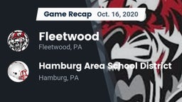 Recap: Fleetwood  vs. Hamburg Area School District 2020