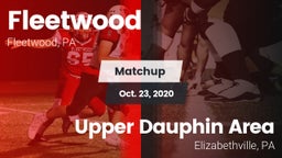 Matchup: Fleetwood vs. Upper Dauphin Area  2021