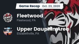 Recap: Fleetwood  vs. Upper Dauphin Area  2020