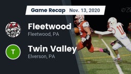 Recap: Fleetwood  vs. Twin Valley  2020