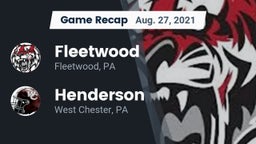 Recap: Fleetwood  vs. Henderson  2021