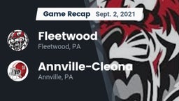 Recap: Fleetwood  vs. Annville-Cleona  2021