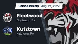 Recap: Fleetwood  vs. Kutztown  2022