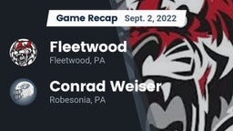 Recap: Fleetwood  vs. Conrad Weiser  2022