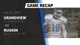 Recap: Grandview  vs. Ruskin  2015