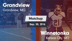 Matchup: Grandview High vs. Winnetonka  2016