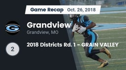 Recap: Grandview  vs. 2018 Districts Rd. 1 - GRAIN VALLEY 2018